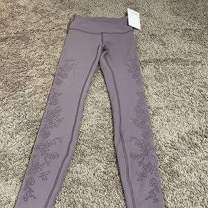 Lavender Flocked Lululemon Leggings